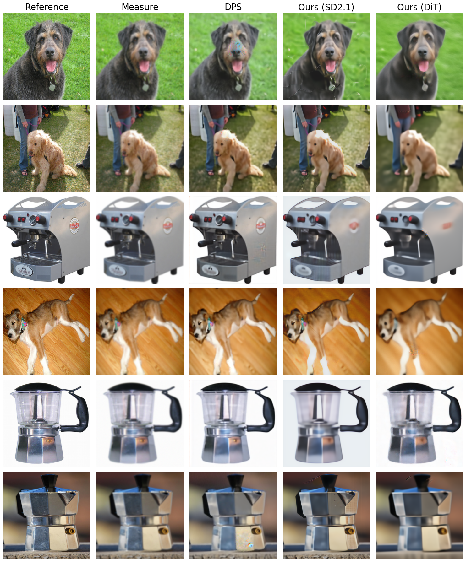 Latent Gaussian deblur — DPS